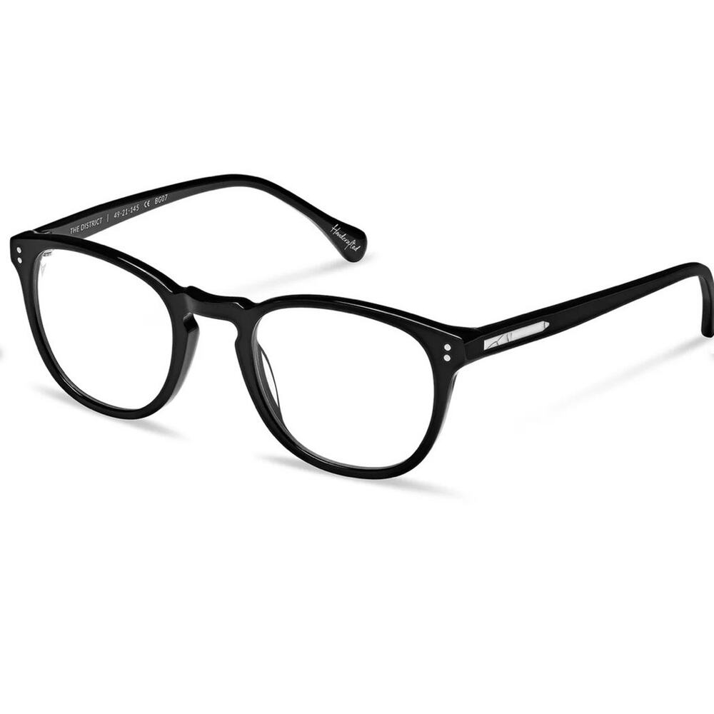 Vincero Blue Light Glasses Clear Lens Black Square Frame Cooper-Camden/office NW